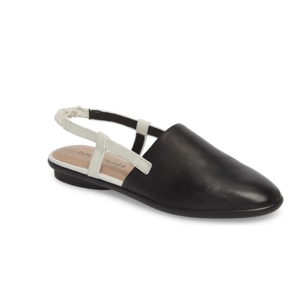 Donald J. Pliner Shoes - DONALD PLINER Leather Slingback Flats Maci 6